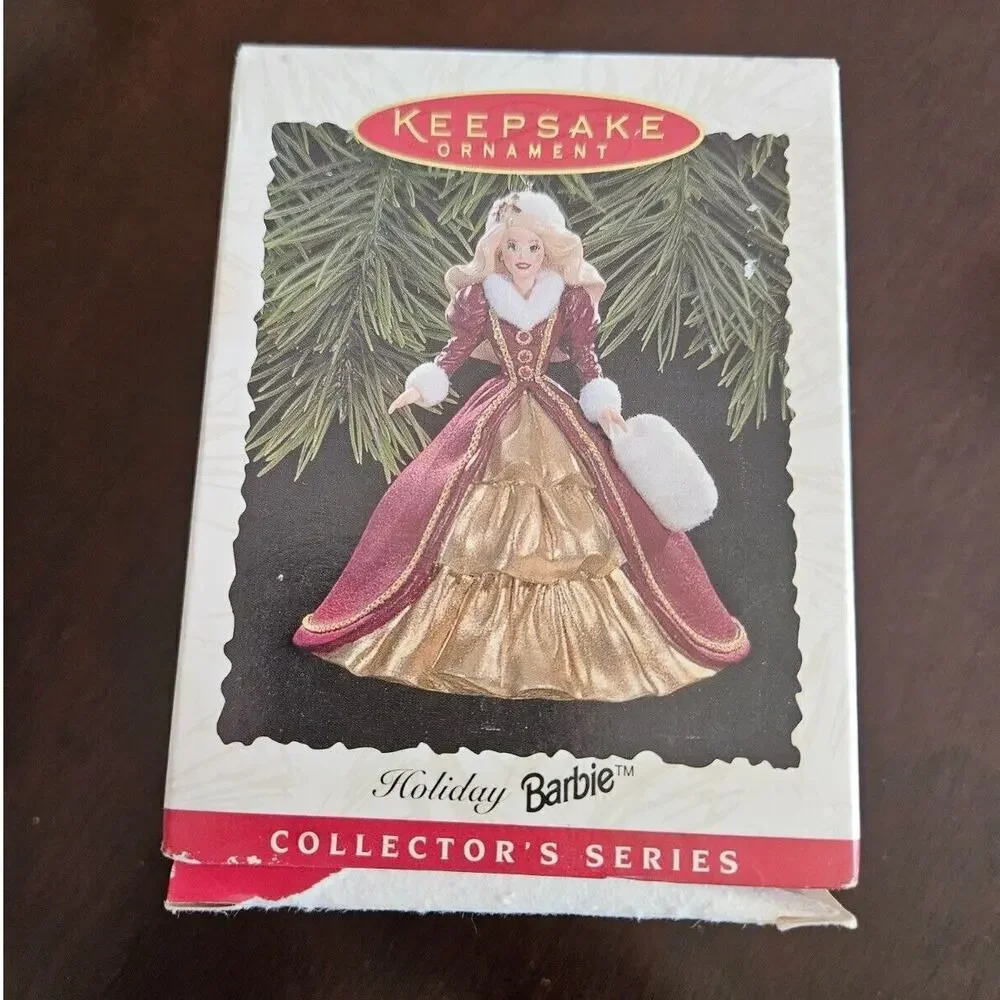 Hallmark Keepsake 1996 HOLIDAY BARBIE 4th in Series Christmas Ornament NIB